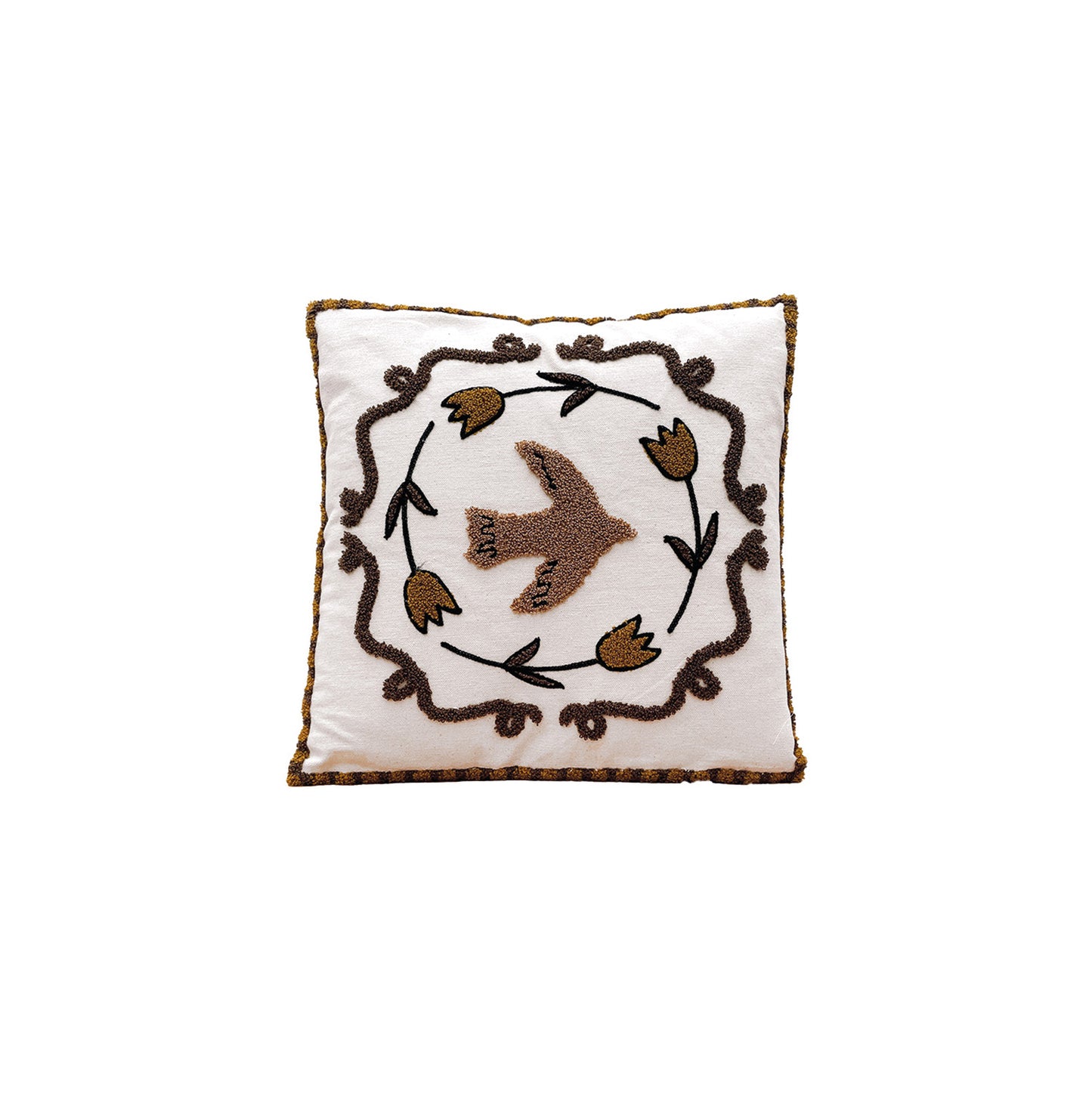 Coussin Influence colombe sable