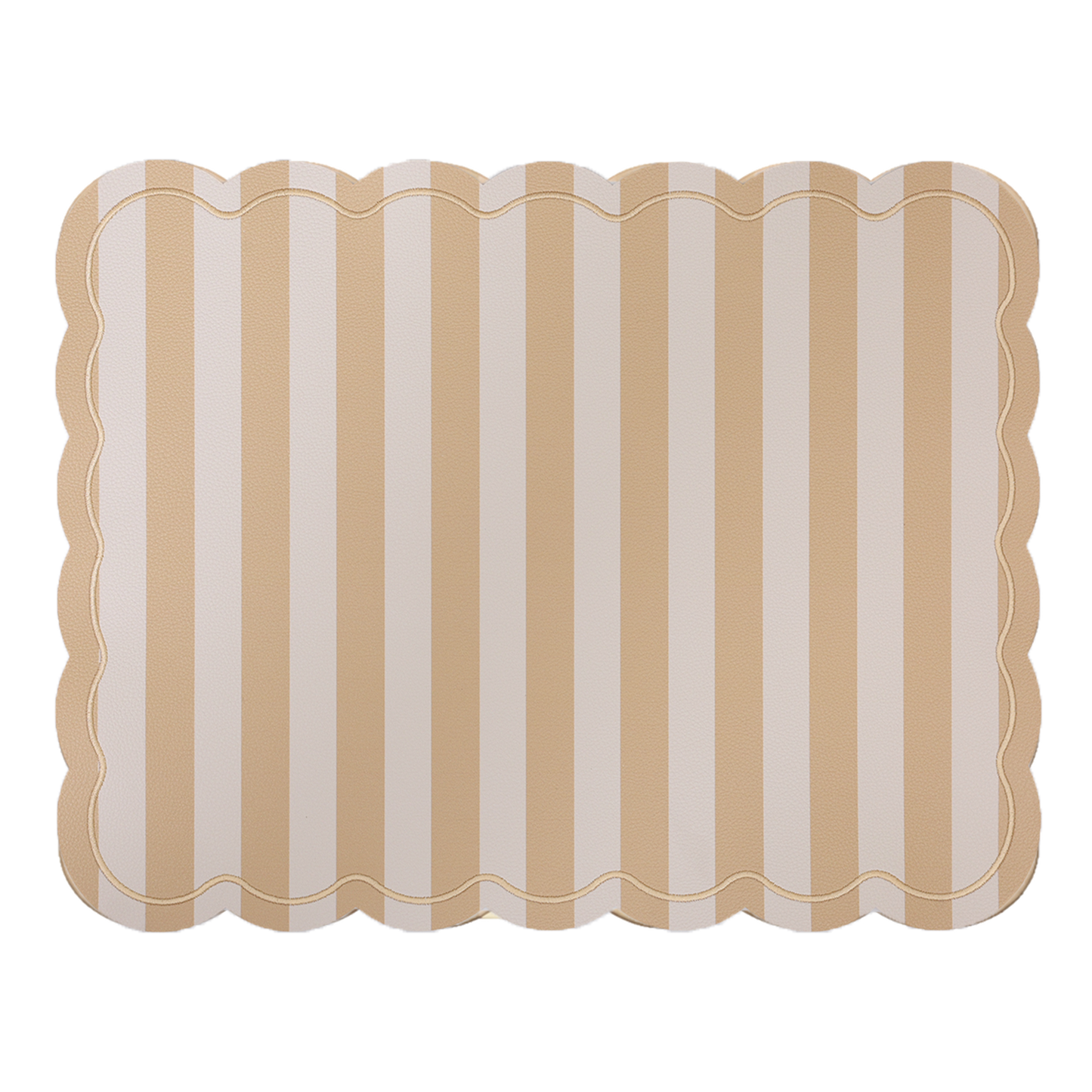 Set de table rectangle Roméo rayure beige
