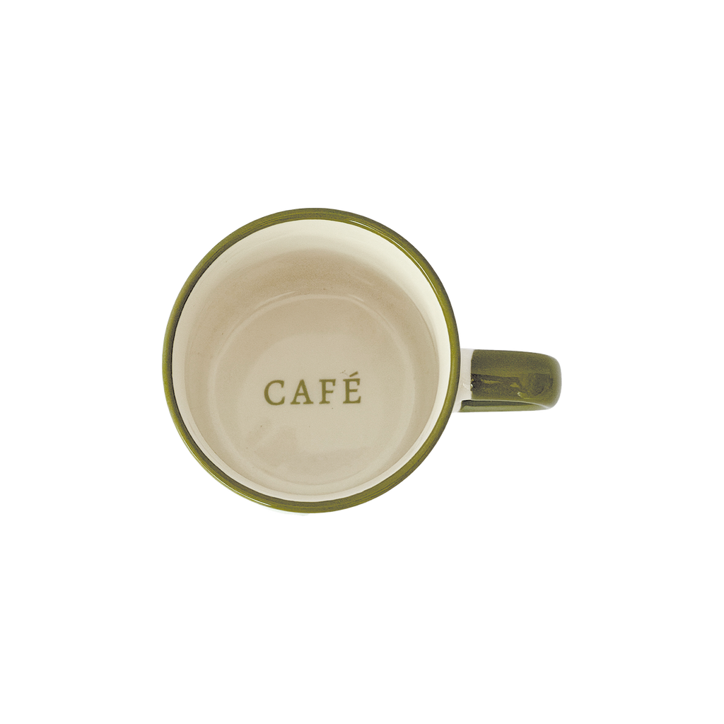 Tasse expresso héritage kaki