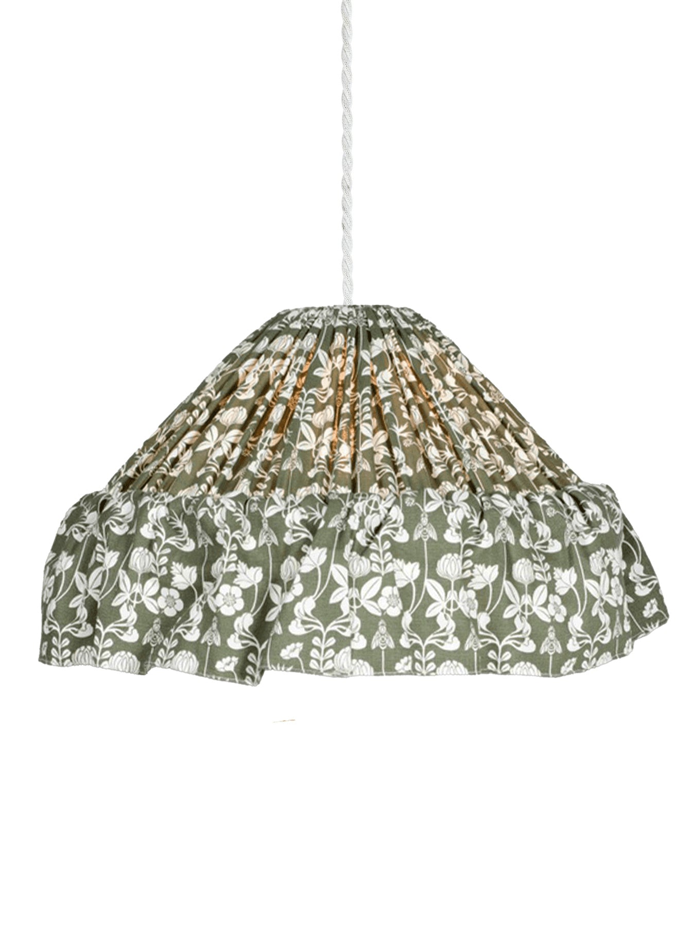 Suspension Stina vert motifs