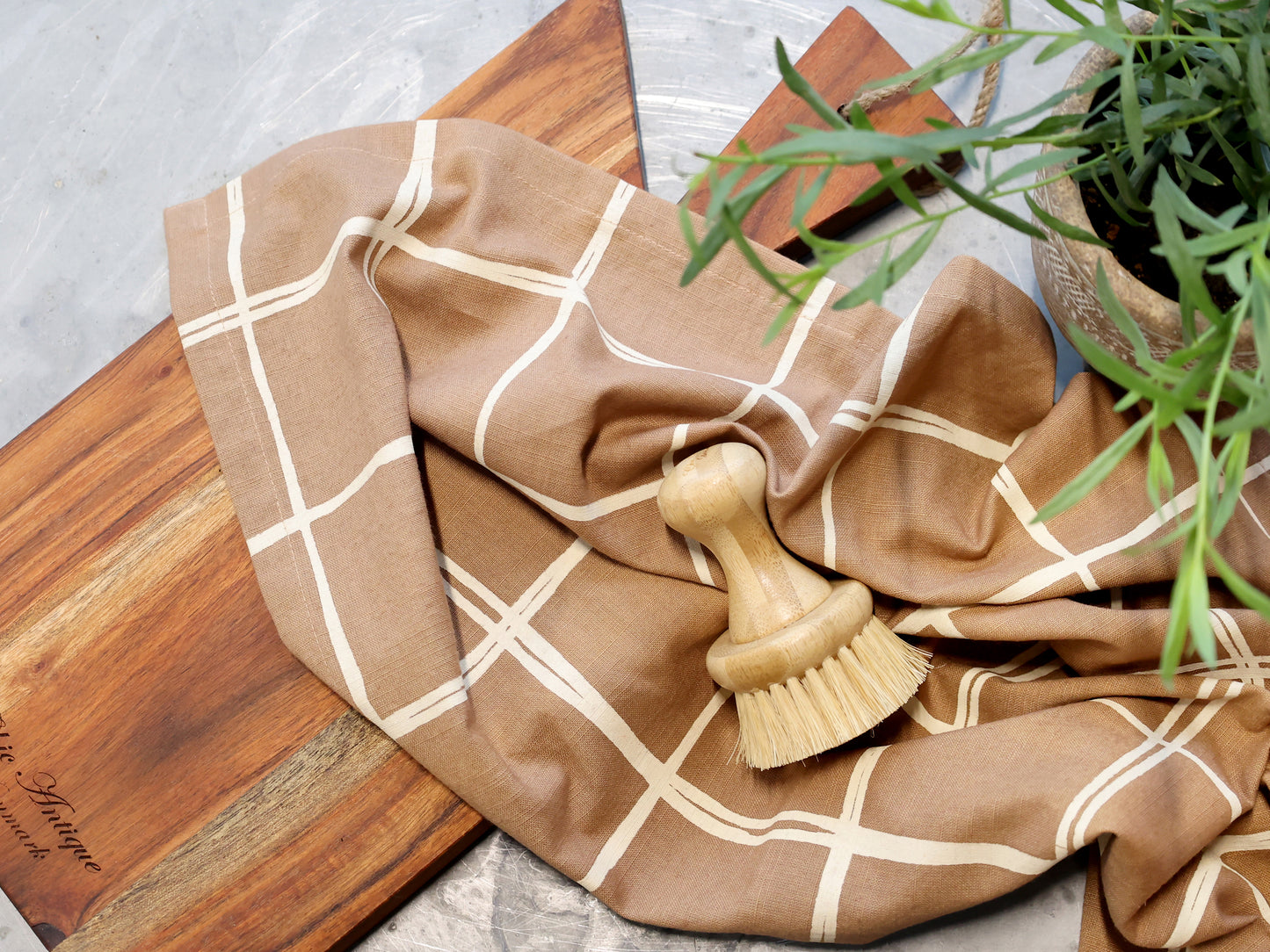 Torchon de cuisine camel