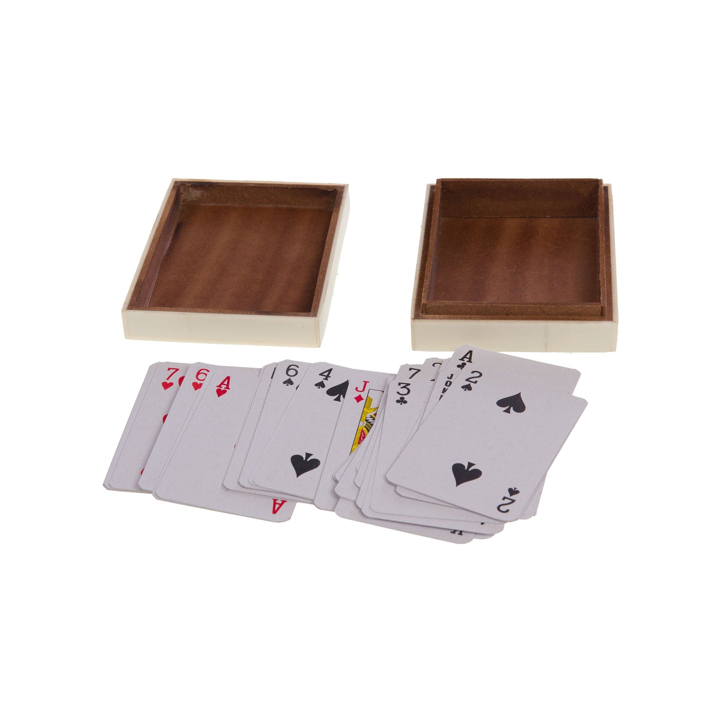 BOITE DECO CARTES RESINE