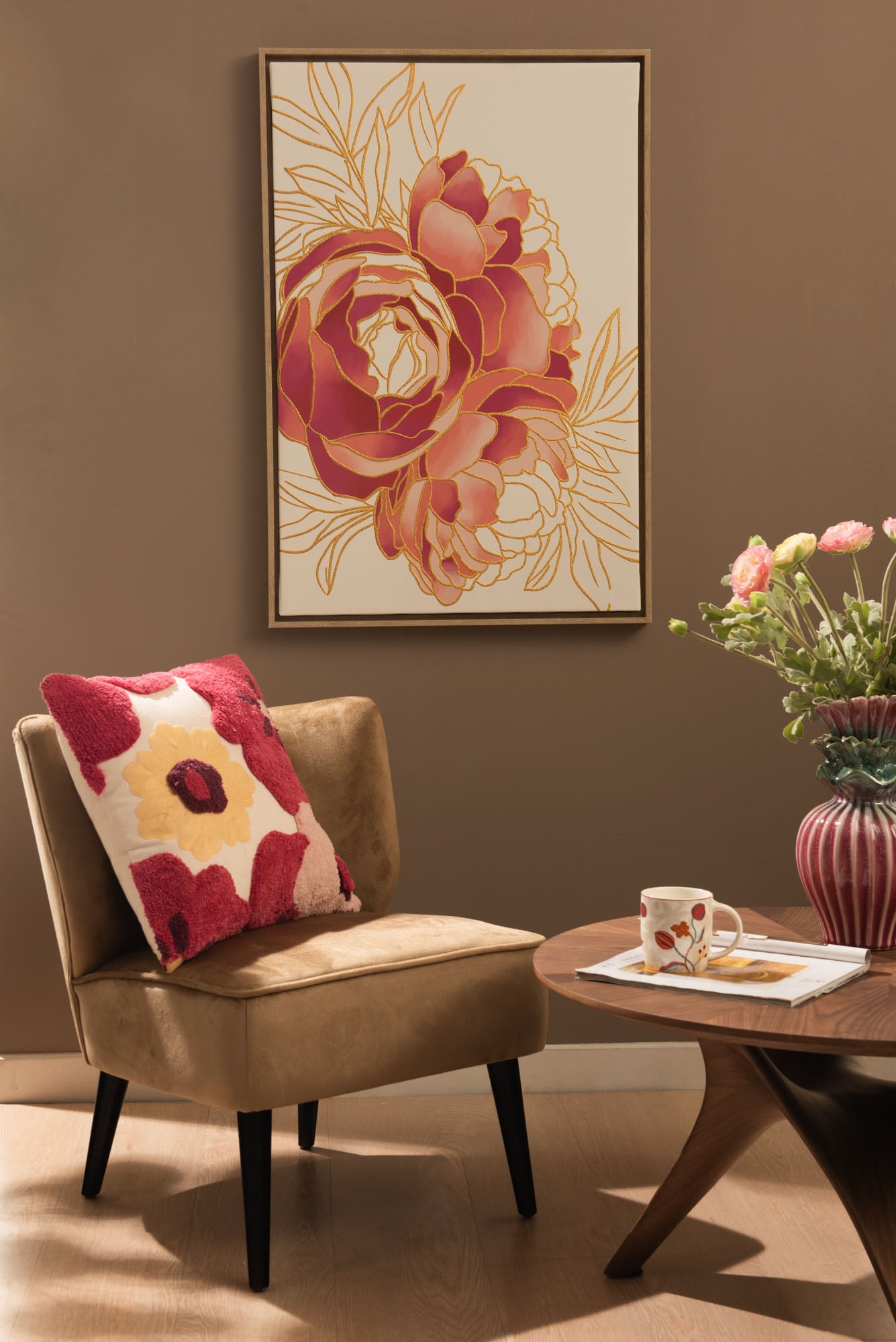 Coussin pixie fushia