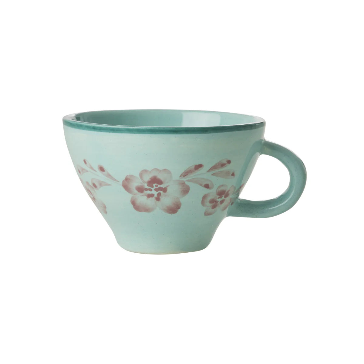 Tasse à rayures en céramique