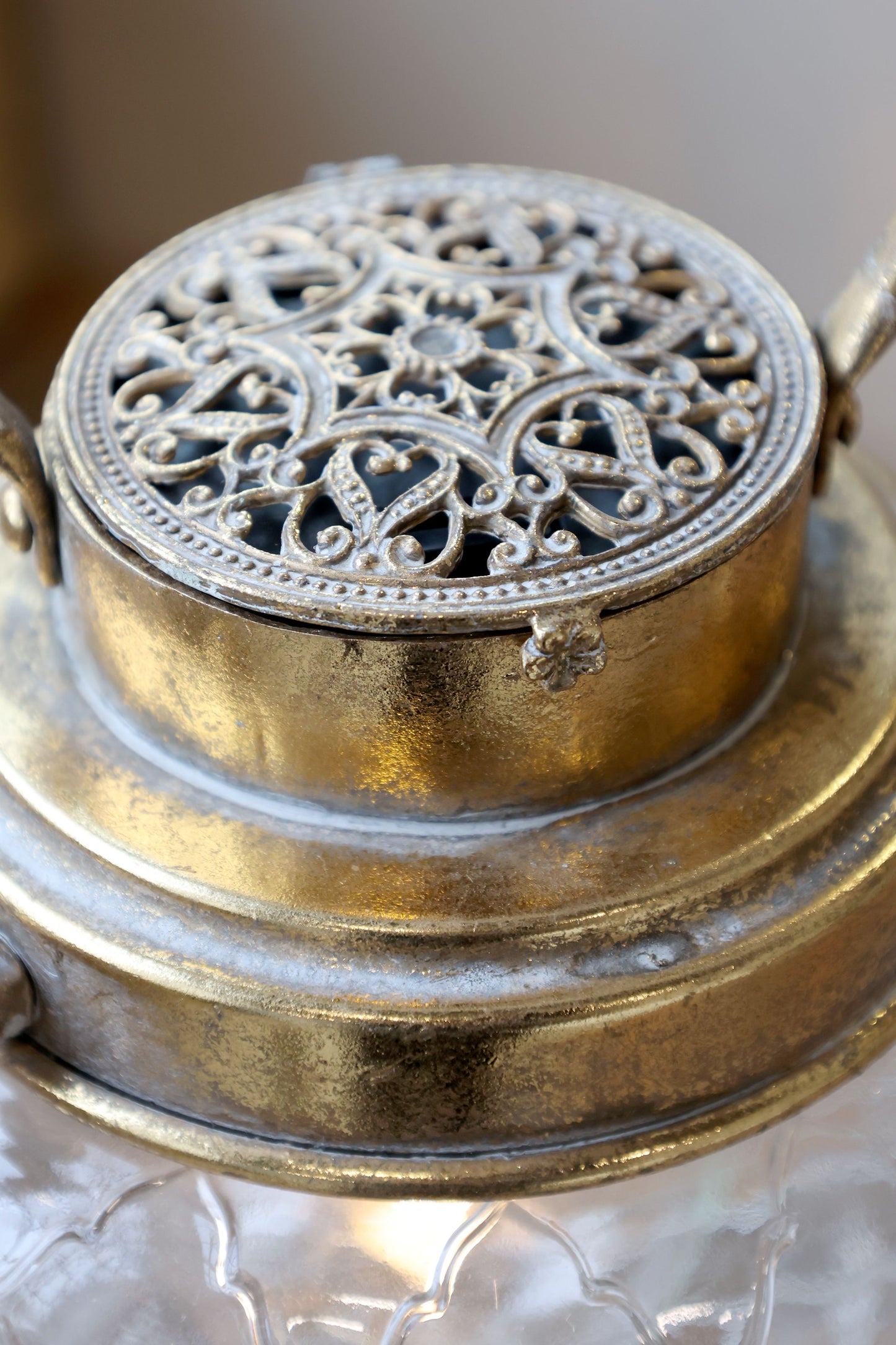 Lanterne de table avec ampoule