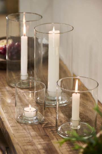 Bougeoir en verre gm