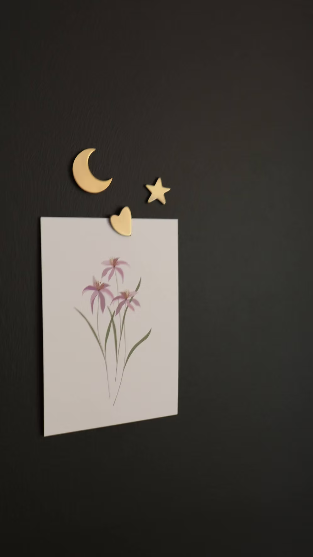 Mini bijou mural Lune
