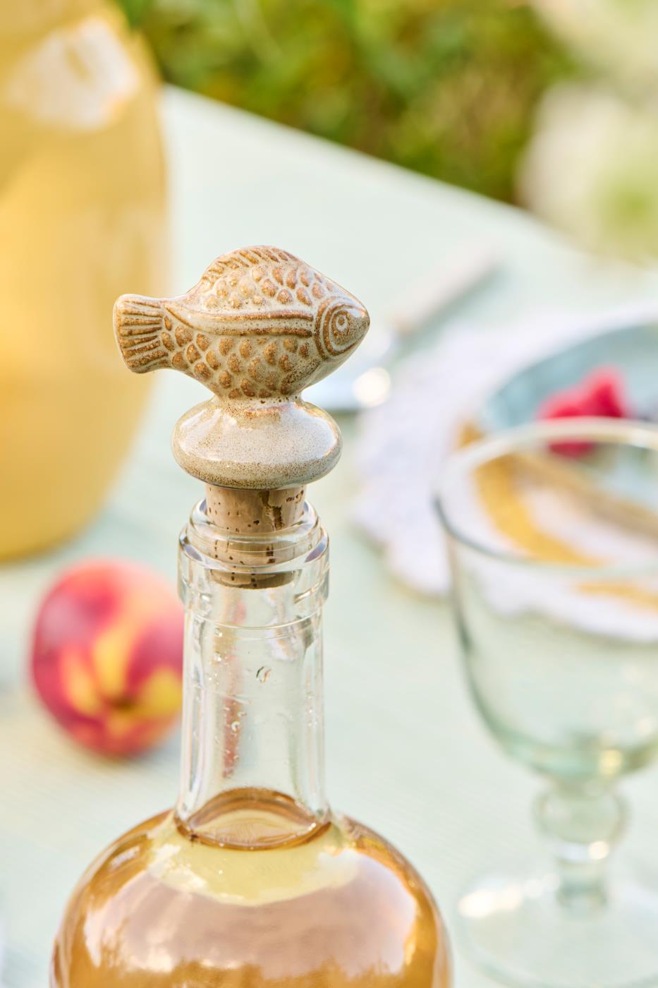 Bouchon de bouteille avec poisson