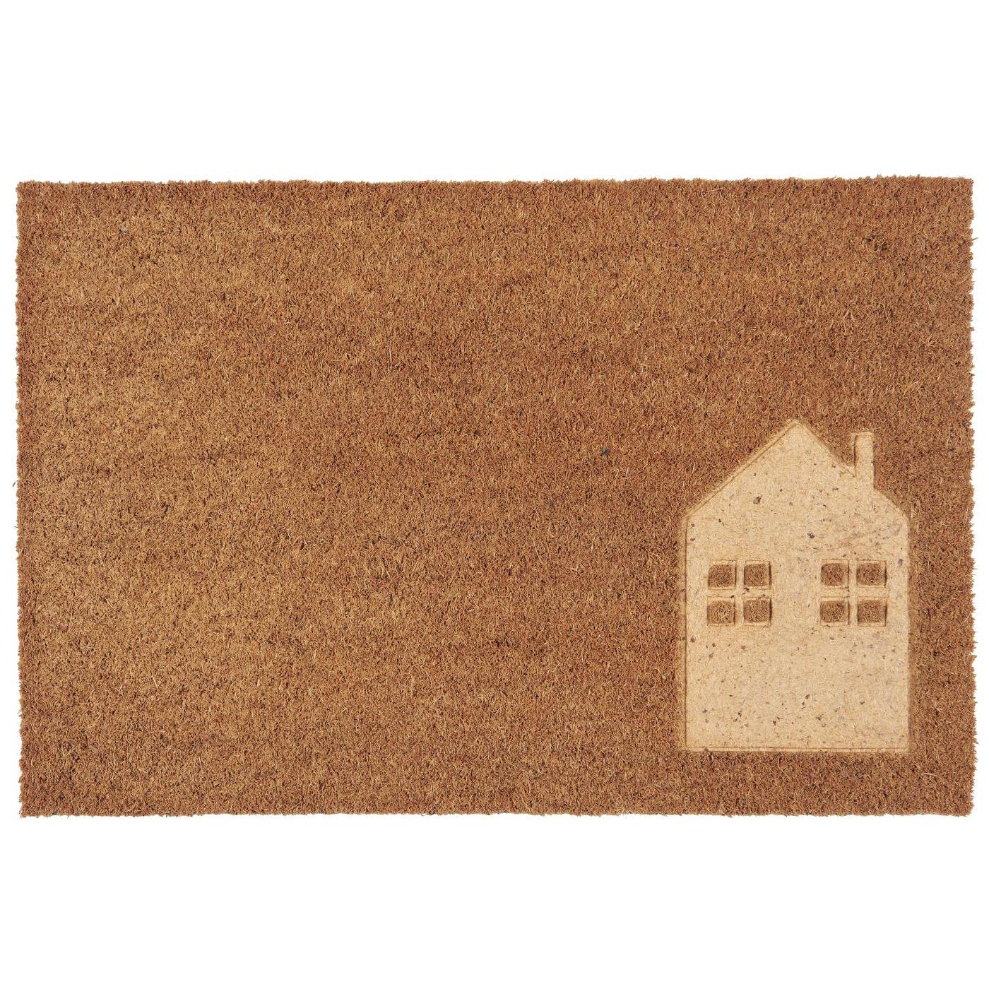 Paillasson en relief maison