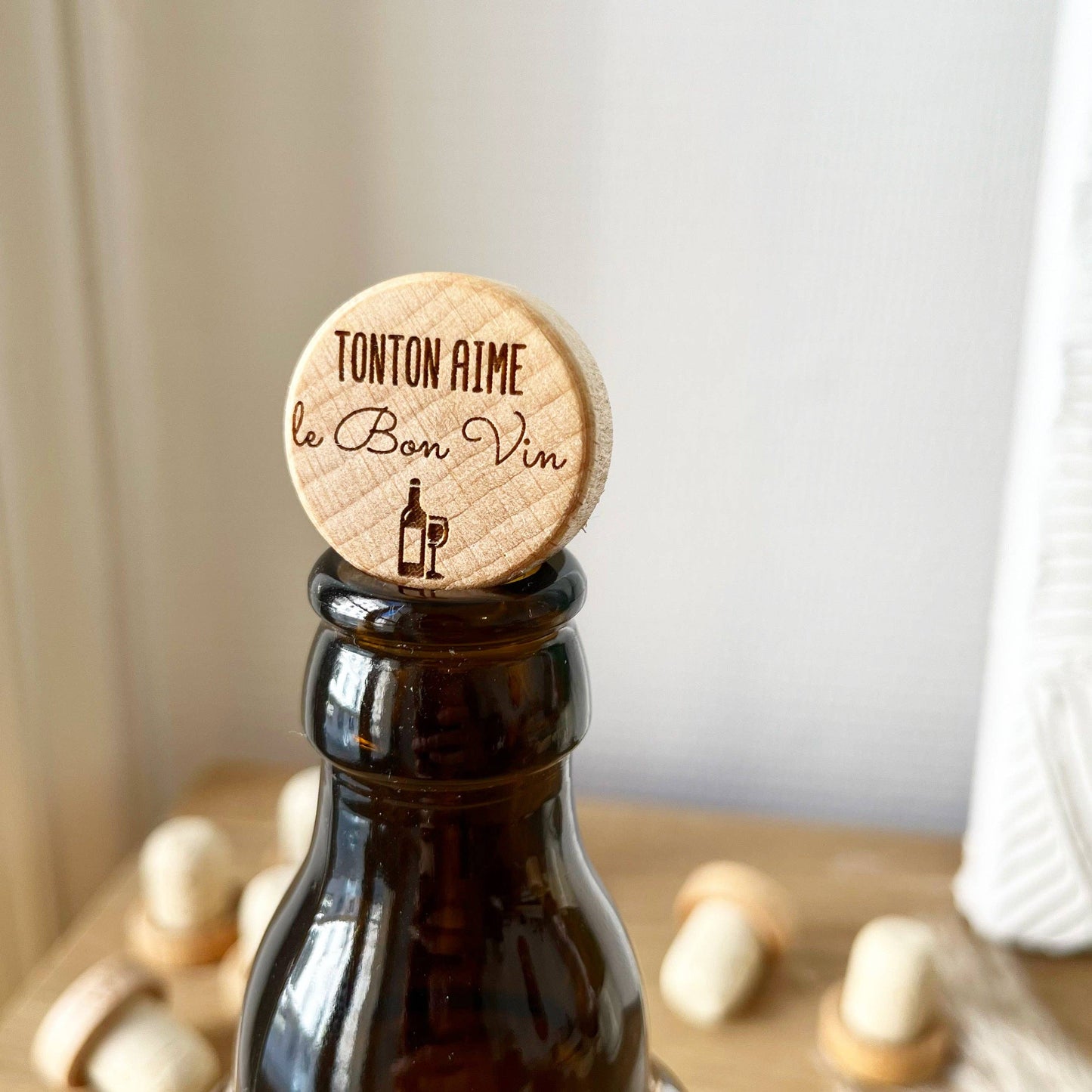 BOUCHON TONTON AIME LE BON VIN