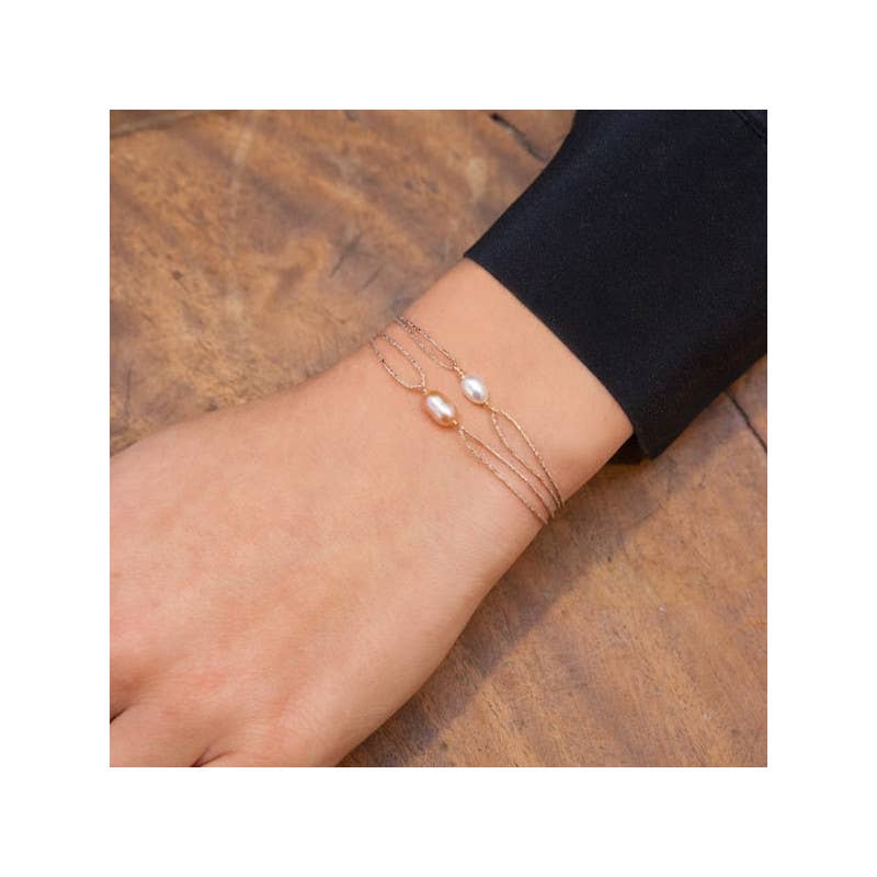 BRACELET LAGON , perle (BTA2)