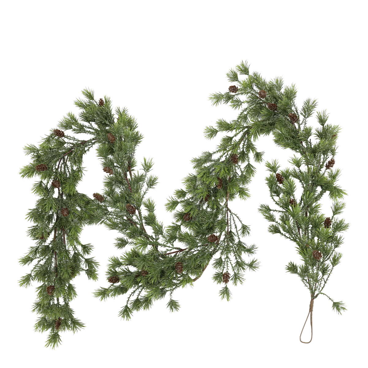 Fleur Vigne avec sapin et pommes de pin