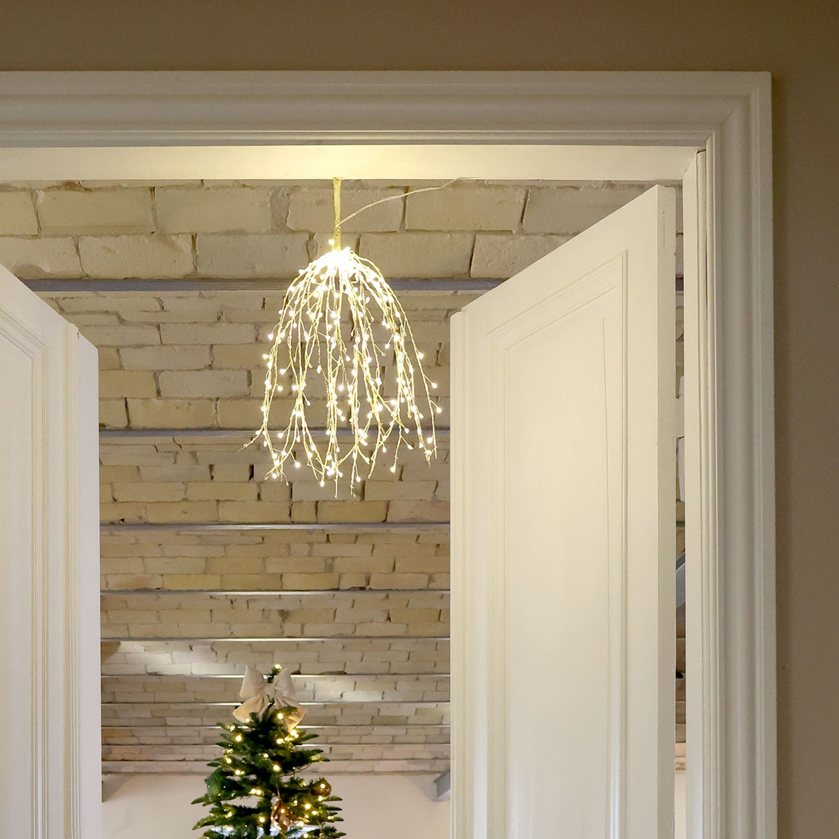 Guirlande lumineuse en gui avec 24 branches