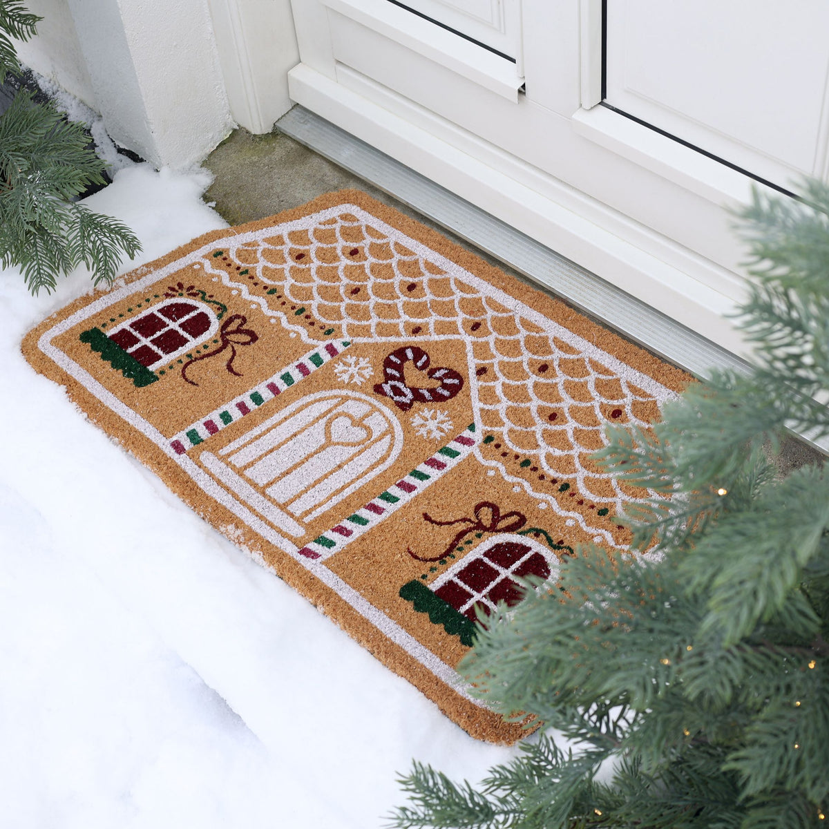 Paillasson maison de Noël