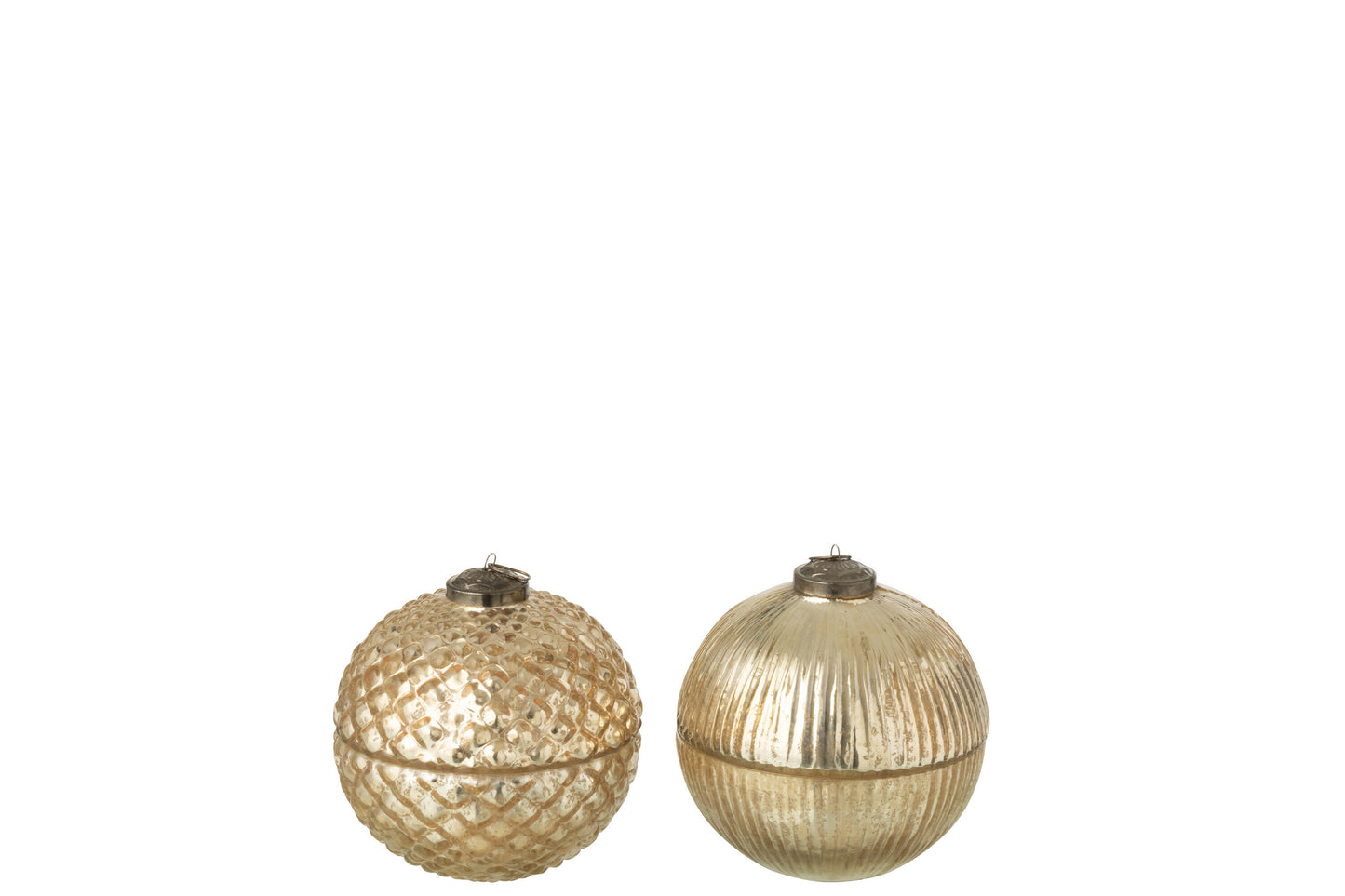 Bougie Parfumée Boule De Noël motifs losanges