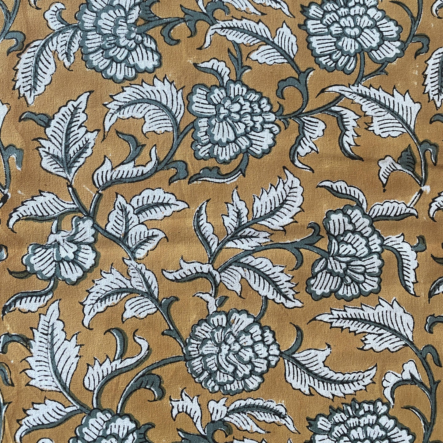 Maxi nappe blockprint Jardin ensoleillée