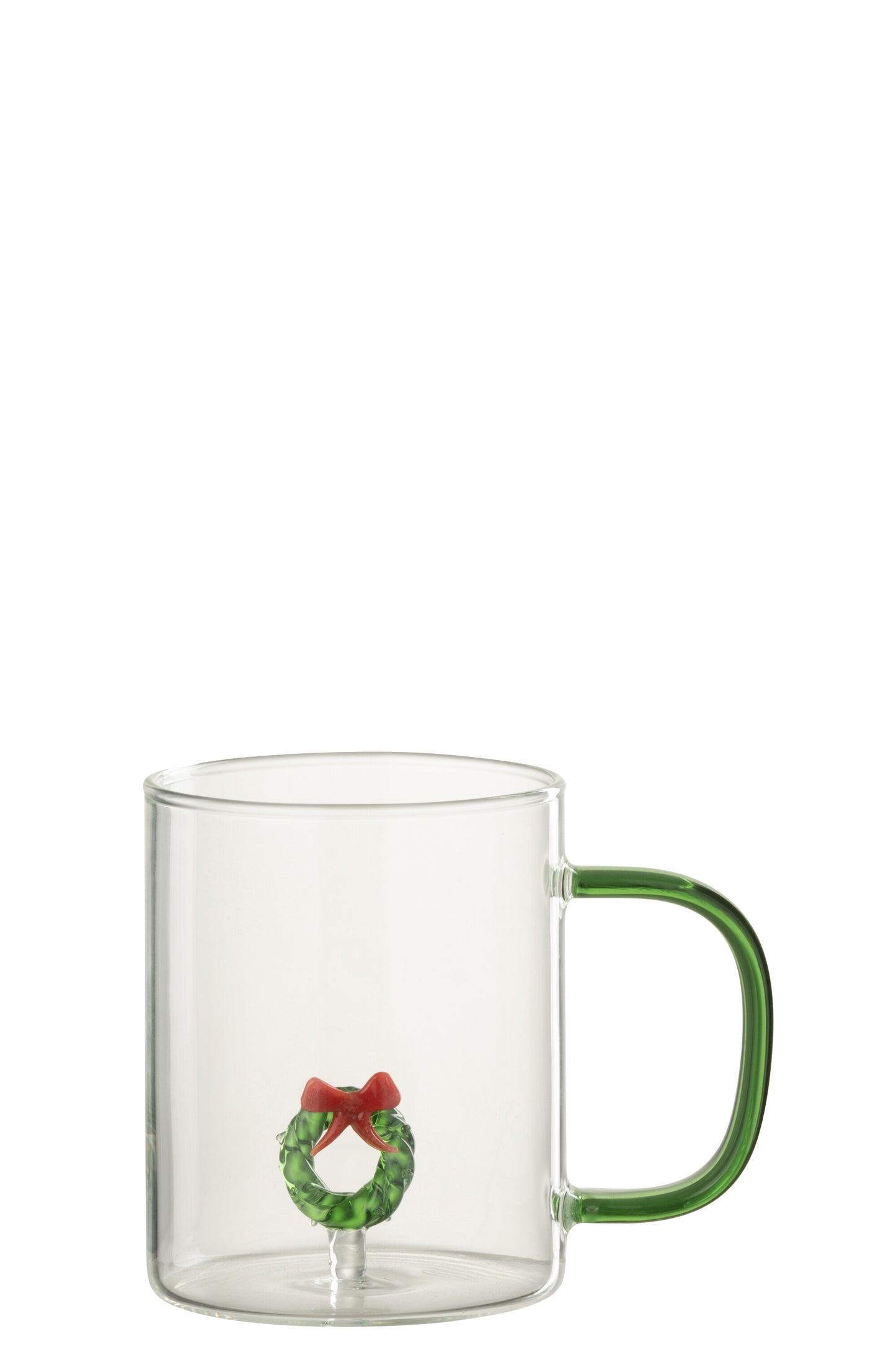 Mug Renne Verre Christmas Wreath
