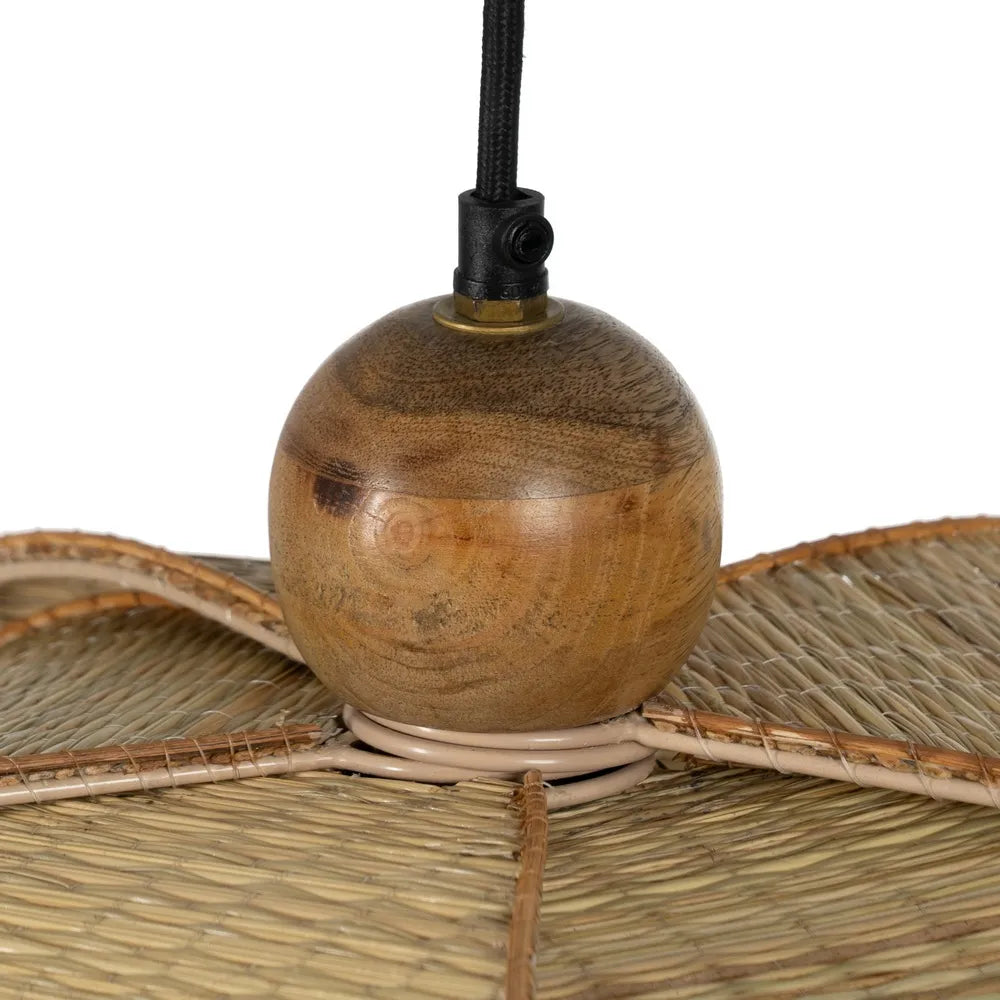 LAMPE DE PLAFOND FIBRE NATURELLE