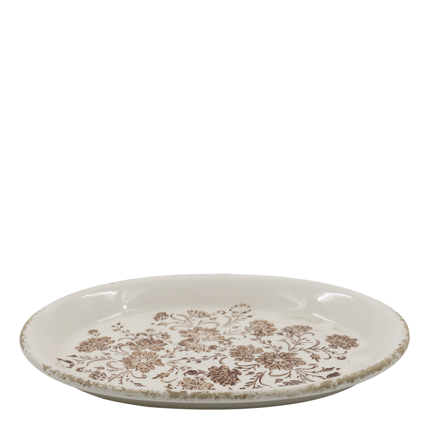 Plat avec motif florale Grenoble