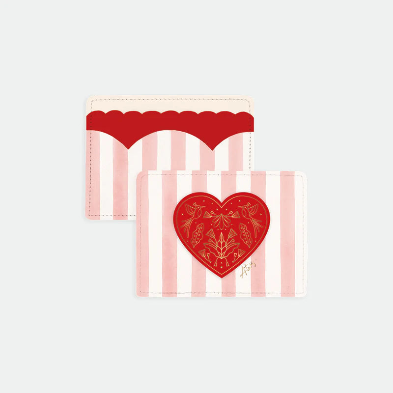 Pink stripe - Porte-cartes