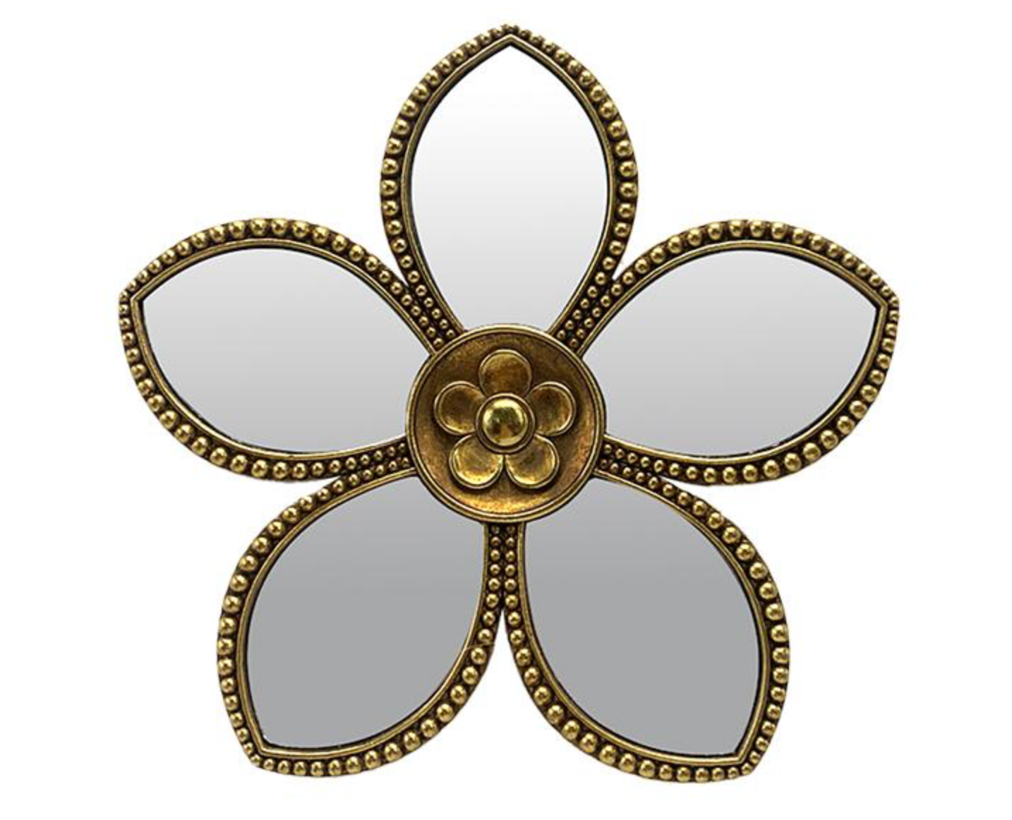 Déco murale fleur miroir