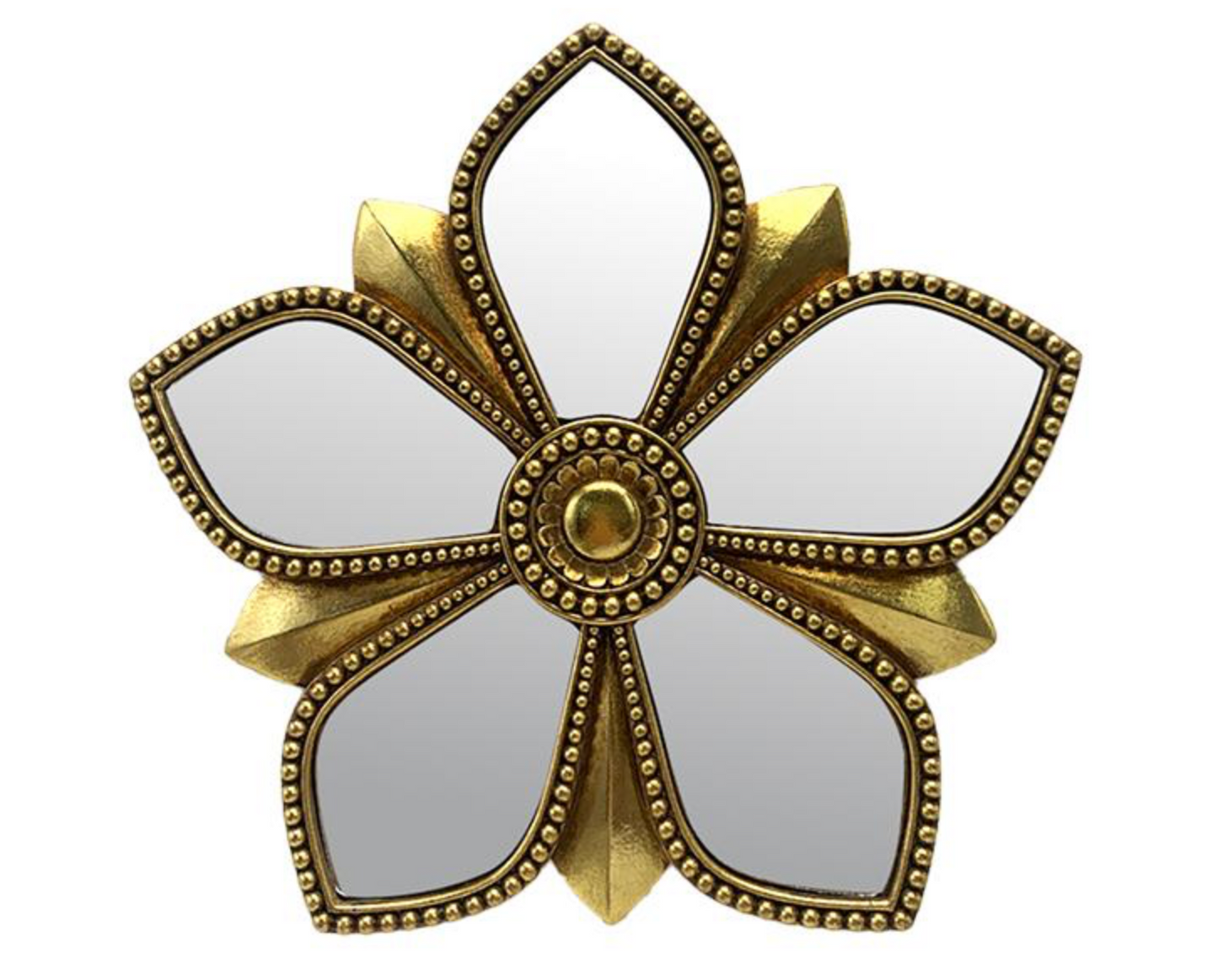 Déco murale fleur miroir
