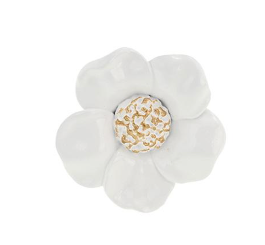 Deco murale fleur blanc