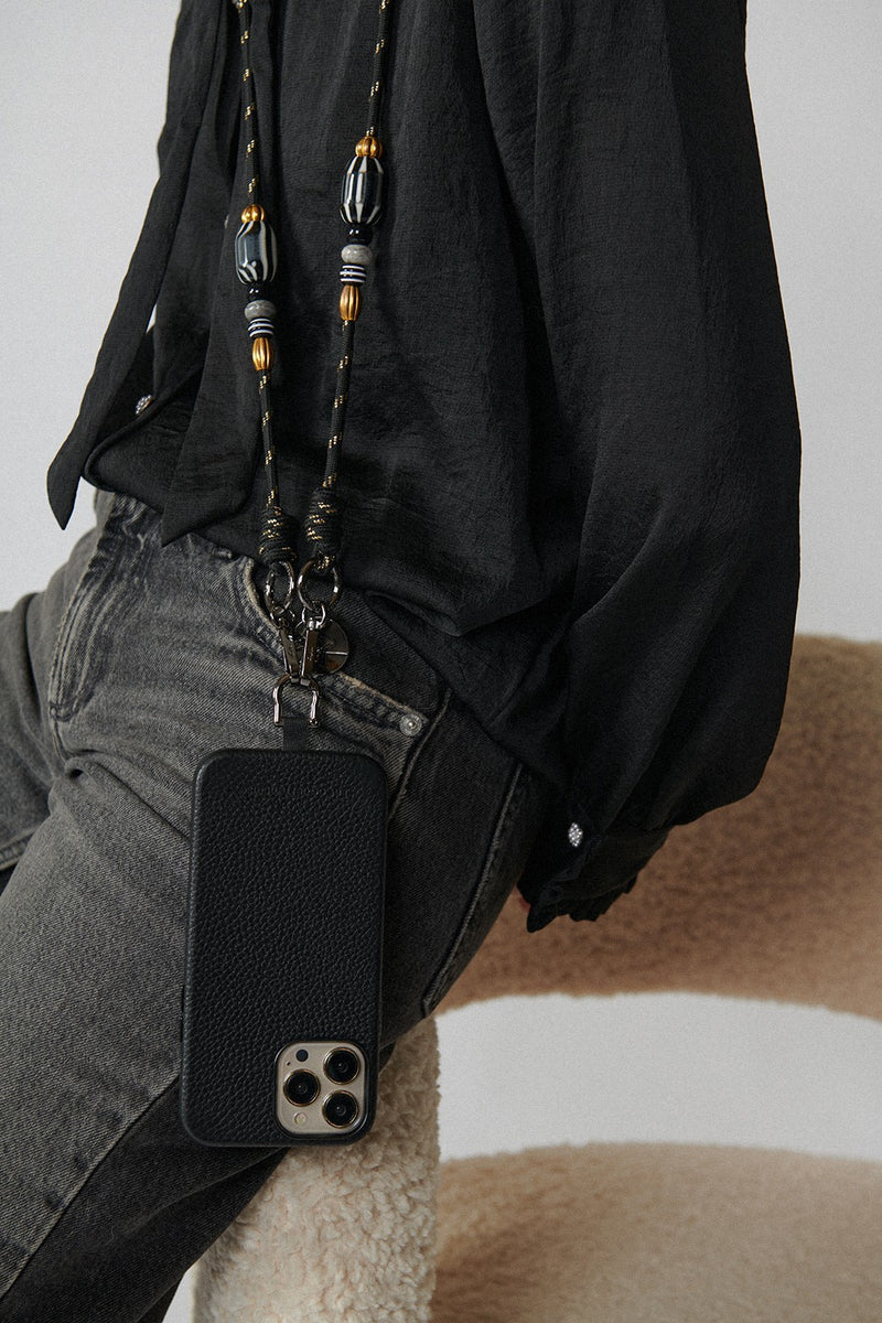 CORDON UNI INAYA NOIR