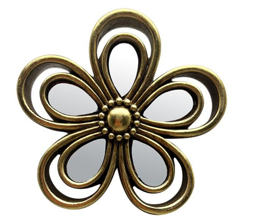 Déco murale fleur miroir