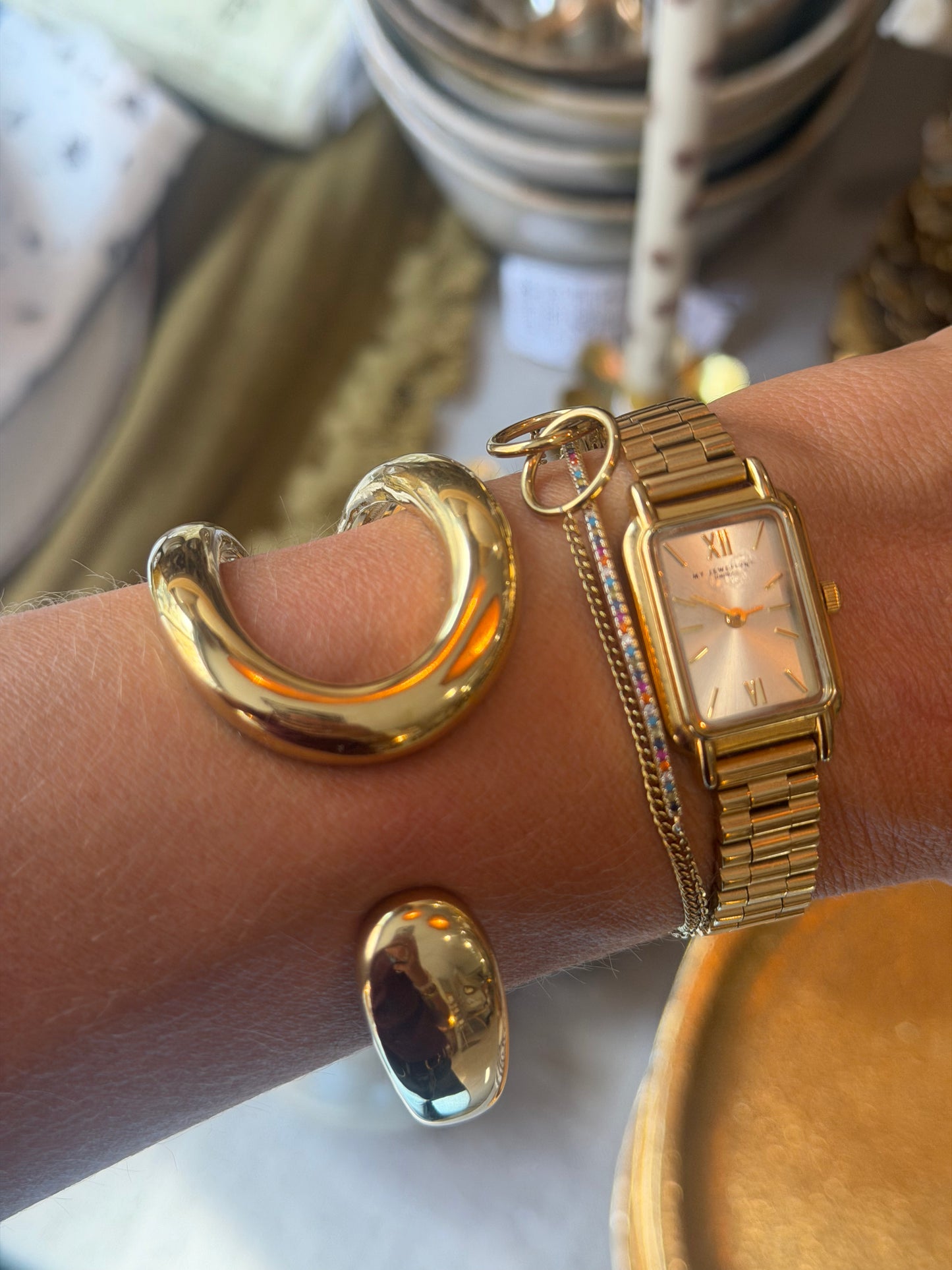 Bracelet manchette arrondi