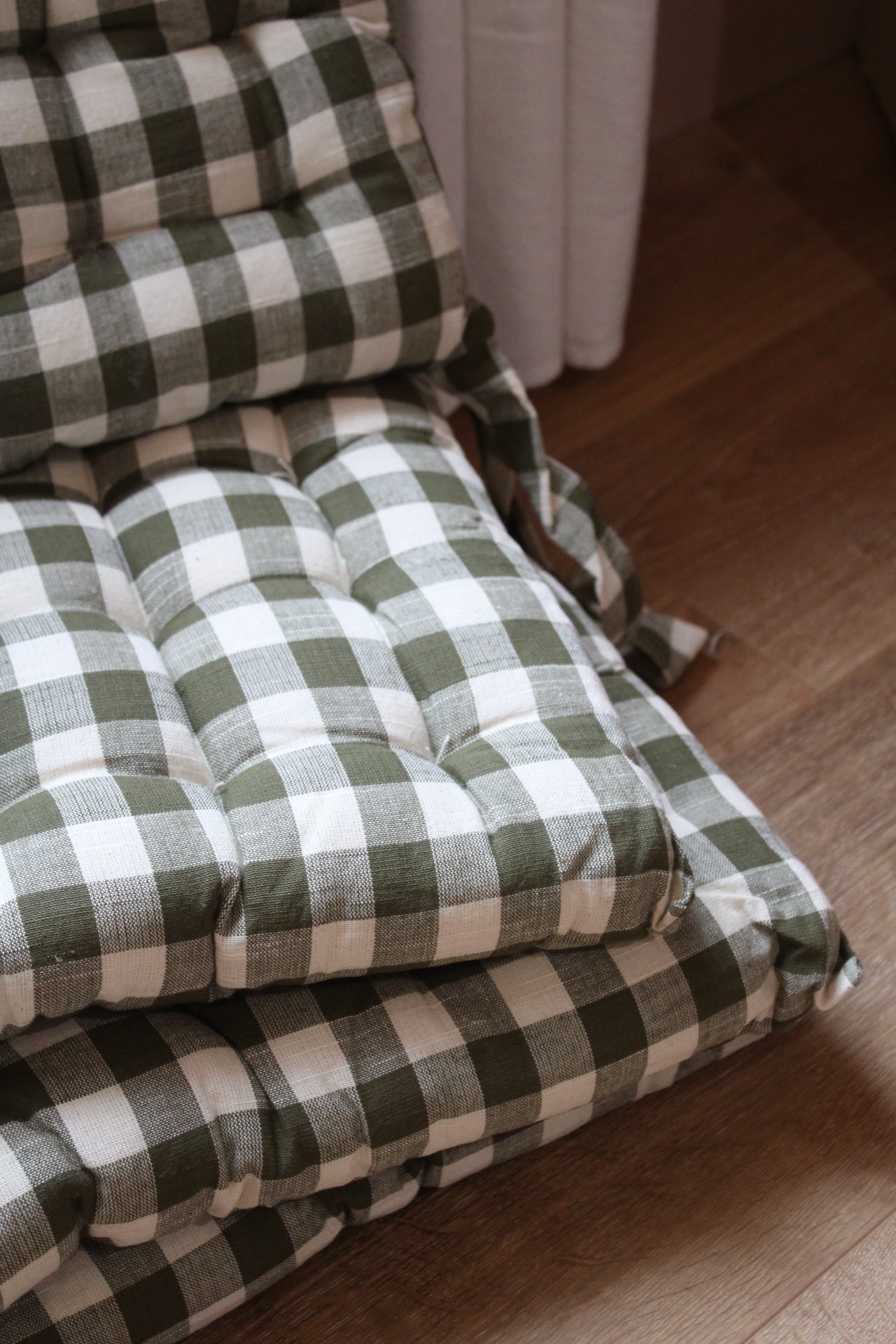 Galette De Chaise Carré Macadam kaki