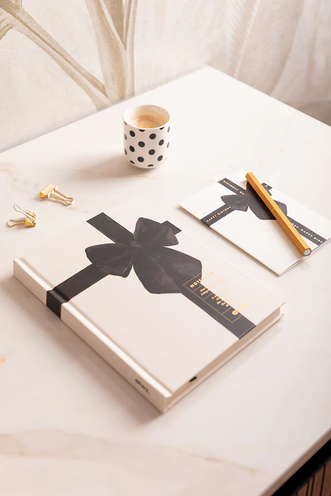Black Bow - Carnet rigide A5