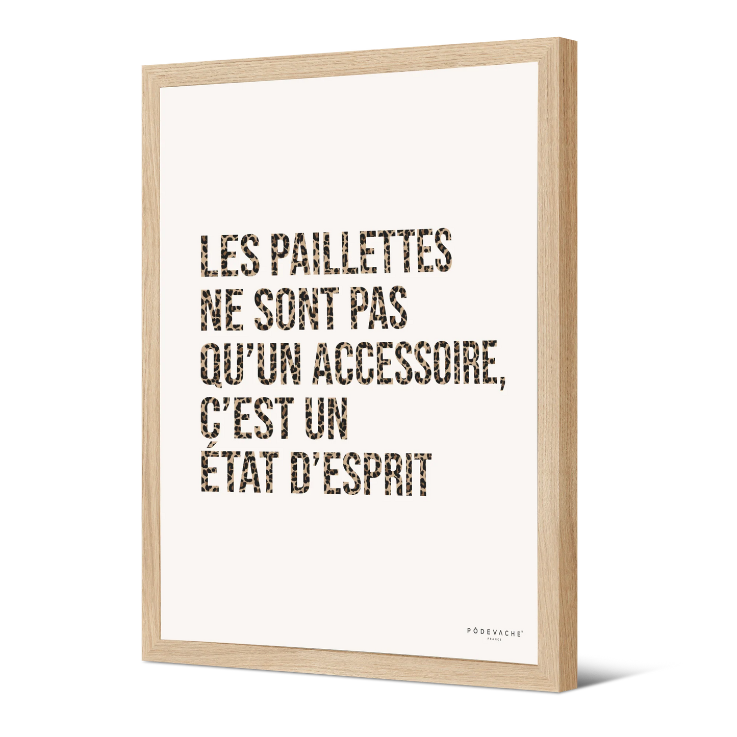 Affiche encadrée Paillettes