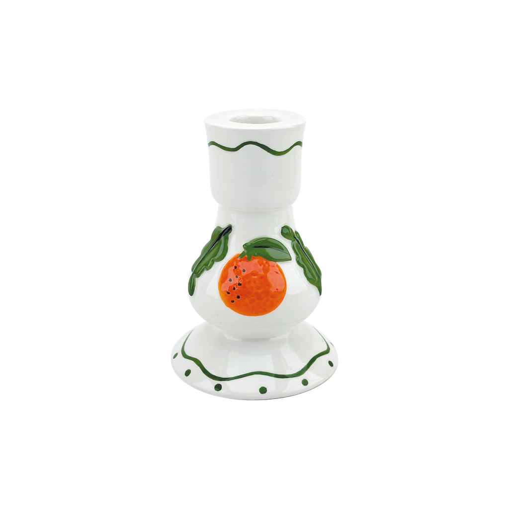 Bougeoir orange