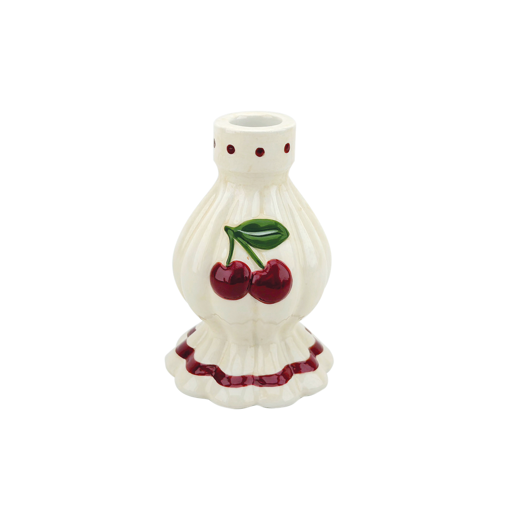 Bougeoir cerise pm