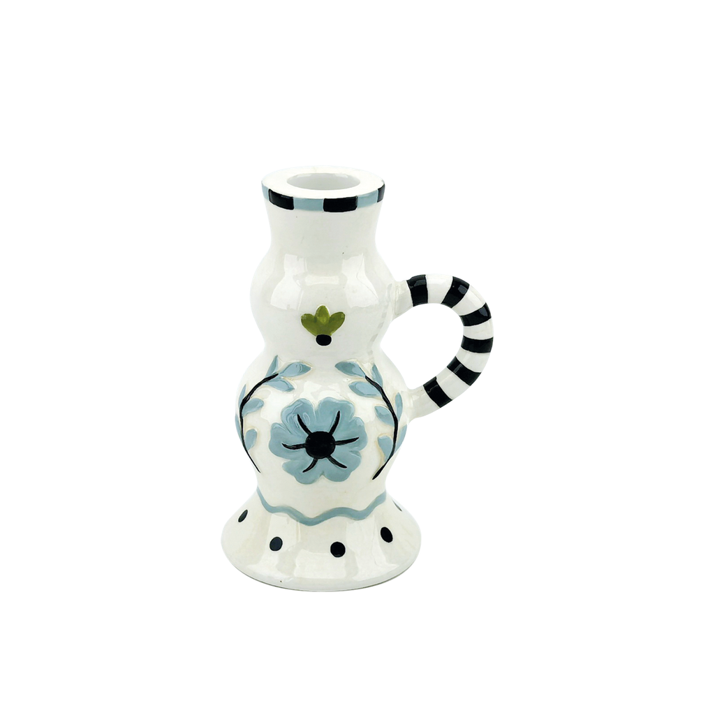 Bougeoir Yoshi bleu
