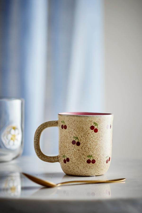 Cherry Tasse, Multicolore, Grès