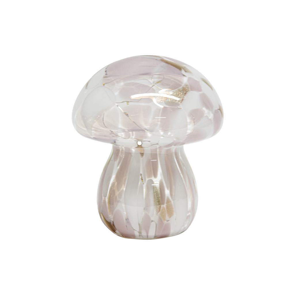 champi tacheté rose et blanc