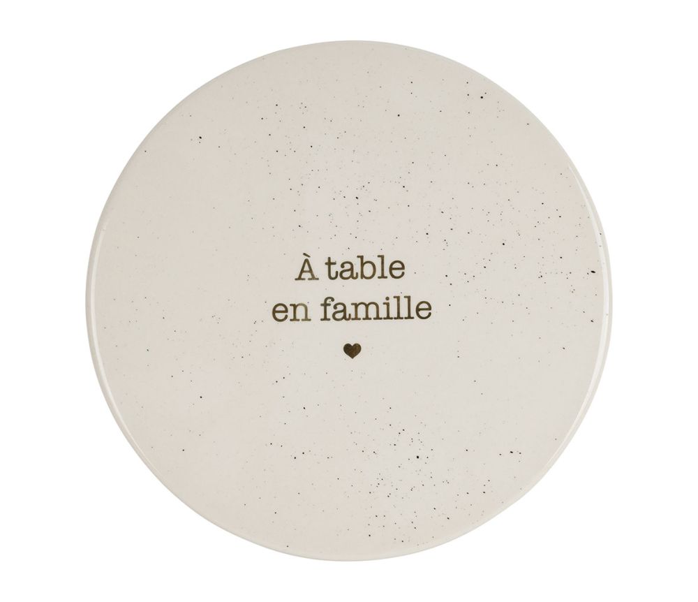 Dessous de table en famille