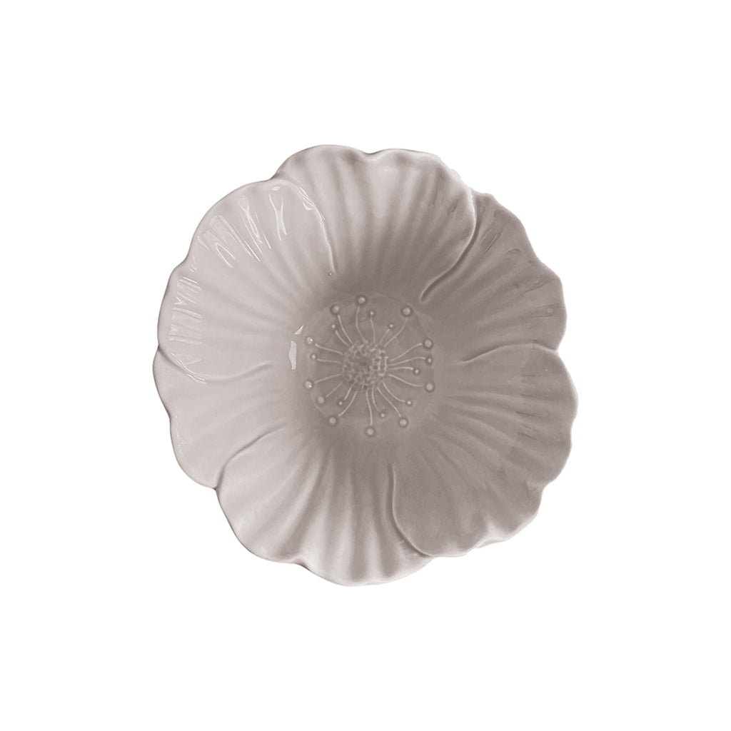 Coupelle Fleur blanc sable