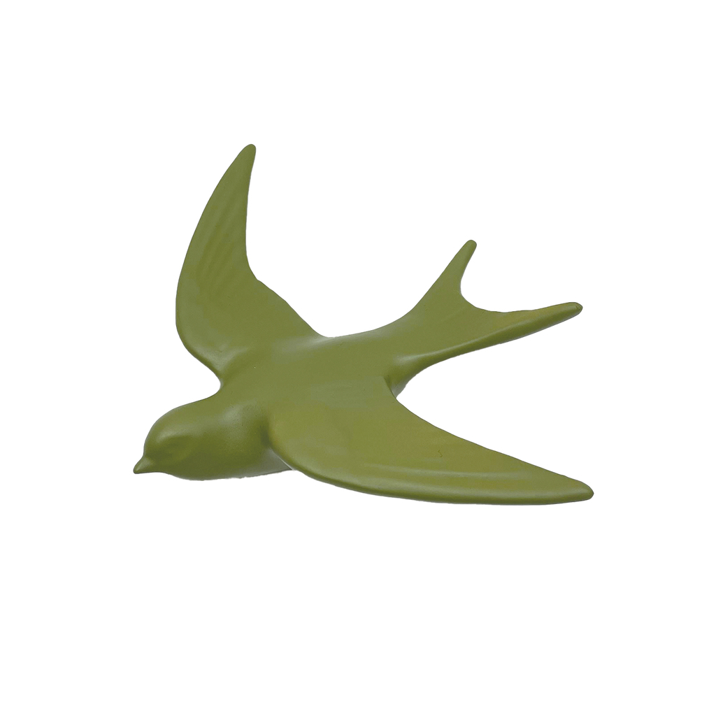 Déco Oiseau kaki