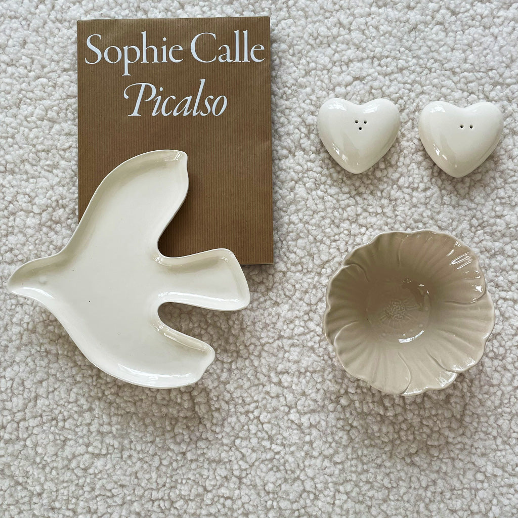 Coupelle oiseau blanc