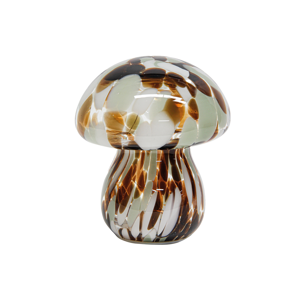 Lampe champi tacheté choco