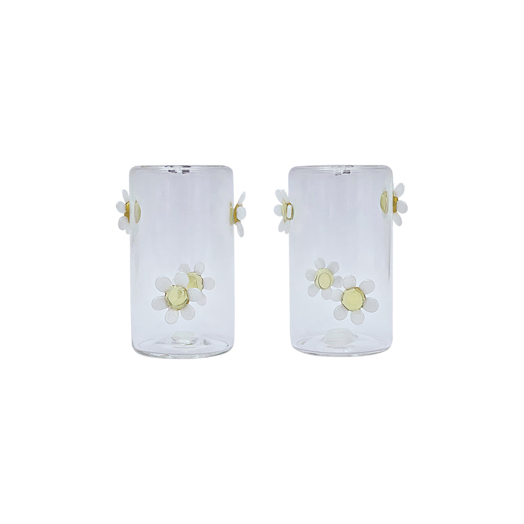 Sel et poivre 3D fleurs marguerites
