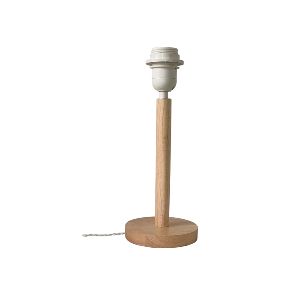 Lampe pied efficace bois naturel