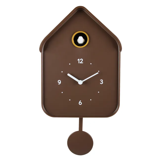 Horloge coucou marron