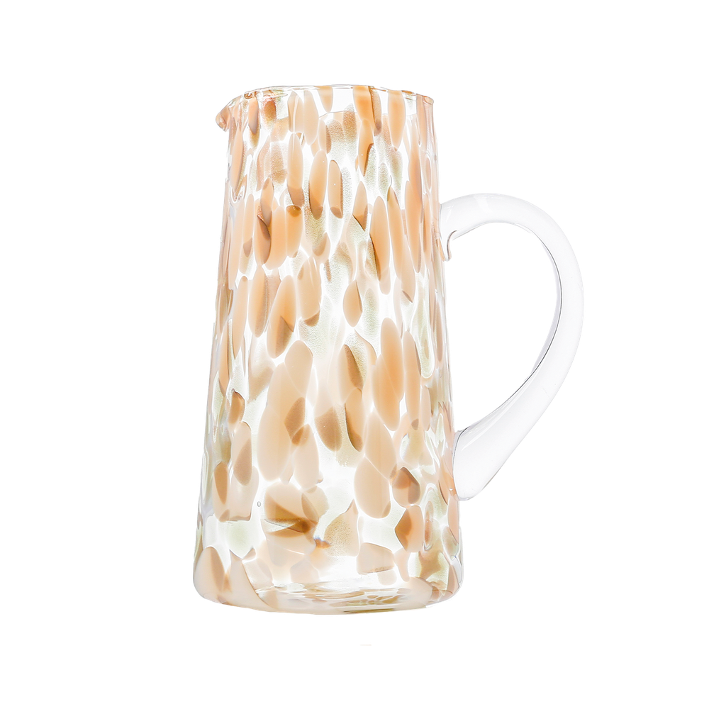 Pichet moucheté doré