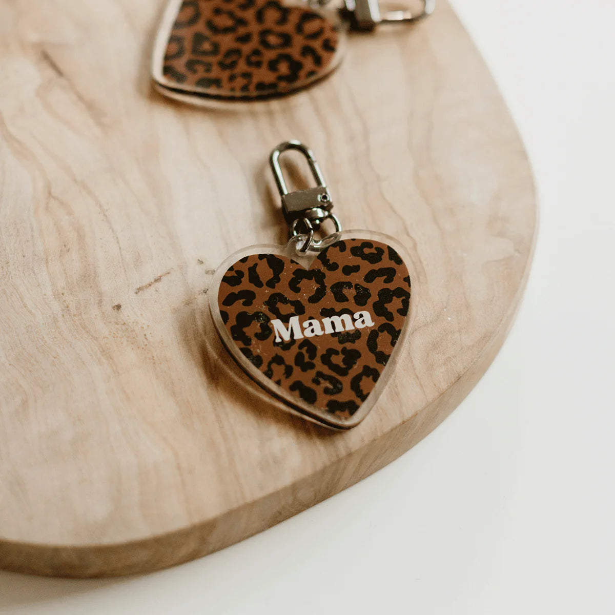 Porte-clé Léopard marron foncé - mama