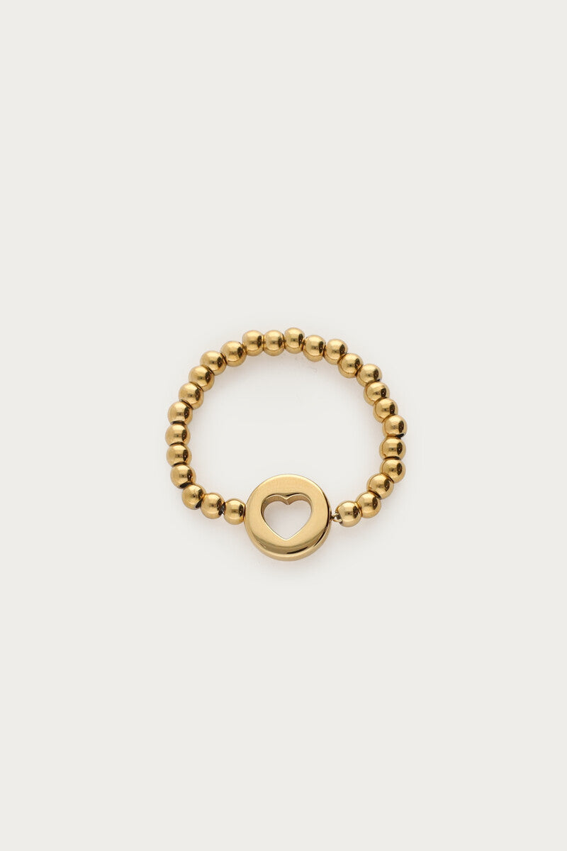 Bague Love extensible à cœur ouvert