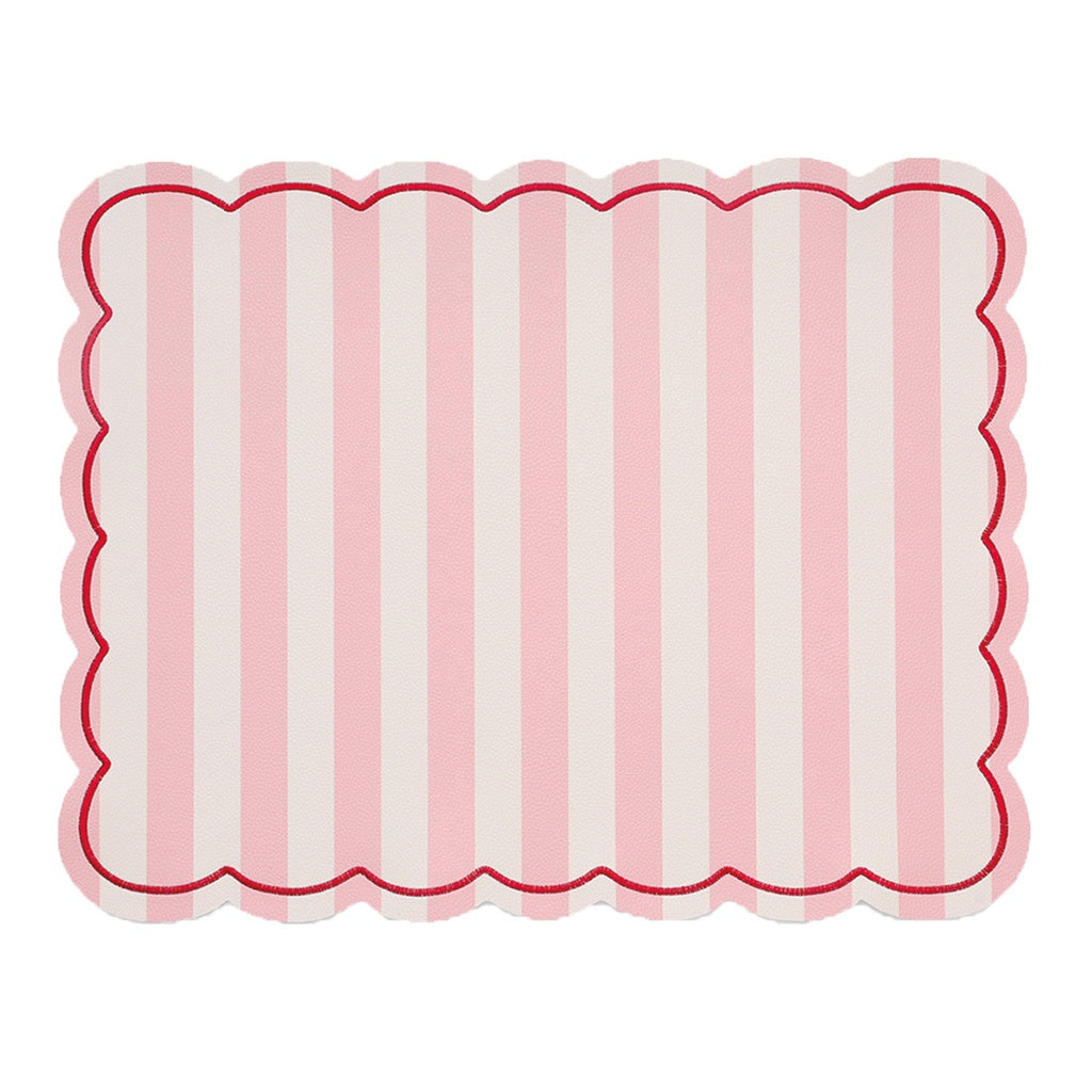 Set de table rectangle Roméo rose